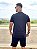 Camiseta Longline Masculina Preta Colar Verde Fluor YED* - Imagem 4