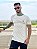 Camiseta Longline Masculina Off White H11 Bordado Verde* - Imagem 2