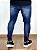 Calça Jeans Masculina Super Skinny Escura Detalhes - Imagem 4