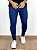 Calça Jeans Masculina Super Skinny Escura Detalhe Tinta Lateral - Imagem 1
