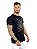 Camiseta Longline Masculina Preta Logo Hexagonal Prata - Imagem 2