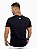 Camiseta Longline Masculina Preta Logo Hexagonal Prata - Imagem 3