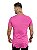 Camiseta Longline Masculina Pink Box Logo Bordado [ - Imagem 3