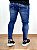 Calça Jeans Masculina Super Skinny Destroyed Com Detalhes* - Imagem 4