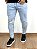 Calça Jeans Masculina Super Skinny Clara Rasgo em Um Joelho* - Imagem 3