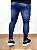 Calça Jeans Masculina Super Skinny Escura Minimal Com Forro* - Imagem 5