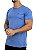 Camiseta Longline Masculina Azul Claro Básica Premium @ - Imagem 5