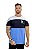 Camiseta Masculina Superior Branco Com Preto LA [ - Imagem 4