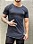 Camiseta Longline Masculina Preta Logo Básico # - Imagem 1