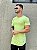Camiseta Longline Masculina Verde Fluor Estampa Básica # - Imagem 3