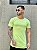 Camiseta Longline Masculina Verde Fluor Estampa Básica # - Imagem 2