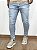 Calça Jeans Masculina Super Skinny Clara Básica Sem Rasgo V3* - Imagem 2