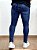 Calça Jeans Masculina Super Skinny Escura Puídos American - Imagem 5