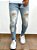 Calça Jeans Masculina Super Skinny Clara Destroyed Elementos - Imagem 1