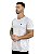 Camiseta Longline Masculina Branca Marmorizada Básica Premium @ - Imagem 2