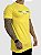 Camiseta Masculina Longline Amarela Logo Repeat Colors Fint - Imagem 2