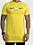 Camiseta Masculina Longline Amarela Logo Repeat Colors Fint - Imagem 1
