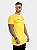 Camiseta Masculina Longline Amarela Logo Repeat Colors Fint - Imagem 4