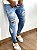 Calça Jeans Masculina Super Skinny Clara Destroyed Vip* - Imagem 4