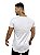 Camiseta Longline Masculina Branca Escritas Cruzadas# - Imagem 3