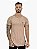 Camiseta Longline Masculina Bege KRT Abreviado# - Imagem 1