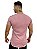 Camiseta Longline Masculina Salmão Rostos Smile# - Imagem 3