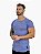 Camiseta Longline Masculina Azul Marmorizado Escritas Azul# - Imagem 2