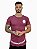 Camiseta Longline Masculina Bordo Smile Splash# - Imagem 1