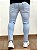 Calça Jeans Masculina Super Skinny Clara Sem Rasgo Premium % - Imagem 5