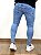 Calça Jeans Masculina Super Skinny Clara Forro e Zíper - Imagem 4