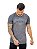 Camiseta Longline Masculina Suede Cinza Logo Corda - Imagem 5