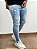 Calça Jeans Masculina Super Skinny Clara Com Puídos Premium - Imagem 2
