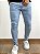 Calça Jeans Masculina Super Skinny Clara Básica Sem Rasgo - Imagem 1