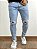 Calça Jeans Masculina Super Skinny Clara Rasgo No Joelho Vip - Imagem 1