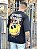 Camiseta Oversized Masculina Preta Escritas Assinatura Smile Verso - Imagem 4