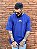 Camiseta Oversized Masculina Azul Abrev Frontal Bunny Verso - Imagem 1