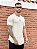 Camiseta Longline Masculina Suede Off White Lion Basic - Imagem 3