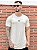 Camiseta Longline Masculina Suede Off White Lion Basic - Imagem 2