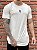 Camiseta Longline Masculina Suede Off White Lion Basic - Imagem 1