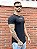 Camiseta Longline Masculina Preta Escritas Flor Nas Costas # - Imagem 1