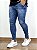 Calça Jeans Masculina Super Skinny Escura Básica Bolso Faca - Imagem 3
