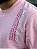 Camiseta Oversized Masculina Rosa Claro Escritas Laterais - Imagem 5