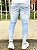 Calça Jeans Masculina Super Skinny Clara Destroyed LS - Imagem 5