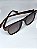 Óculos de Sol Masculino Marrom Escuro Lentes Uv Protection % - Imagem 3