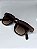 Óculos de Sol Masculino Marrom Escuro Lentes Uv Protection % - Imagem 2