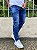 Calça Jeans Masculina Super Skinny Escura Detalhes Bolso % - Imagem 3