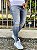 Calça Jeans Masculina Super Skinny Média Básica Sem Rasgo - Imagem 2