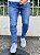 Calça Jeans Masculina Super Skinny Média Básica Sem Rasgo - Imagem 1