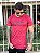 Camiseta Longline Masculina Suede Vermelha Escritas Frontal - Imagem 3