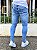 Calça Jeans Masculina Super Skinny Clara Básica Sem Rasgo Tadaw - Imagem 5